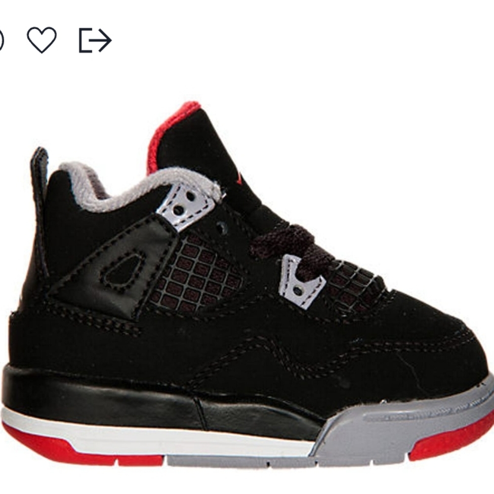 Jordan 4 Retro Black Cement "Bred"(2012)(TD)
